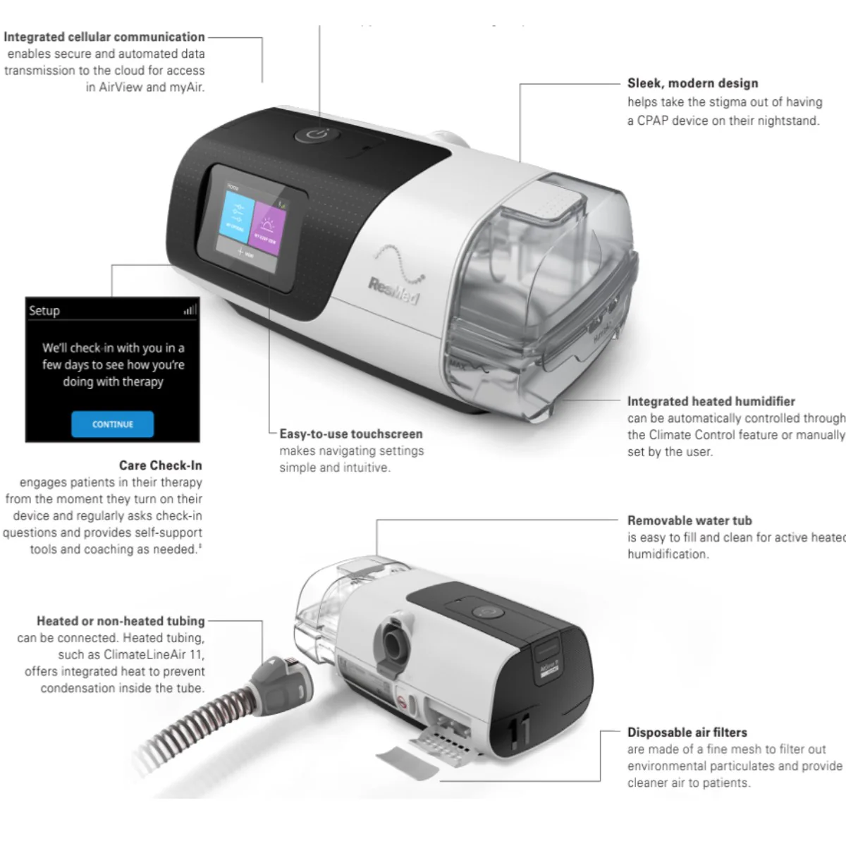 AirSense 11 Auto CPAP - High Hour Refurbished - Image 4