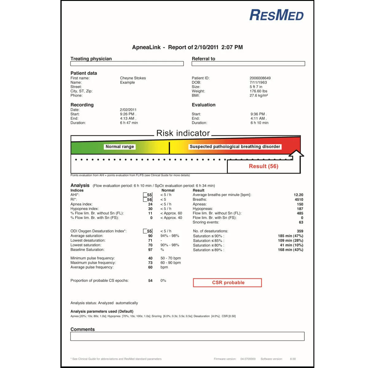 At Home Sleep Apnea Test Device Kit - Image 7
