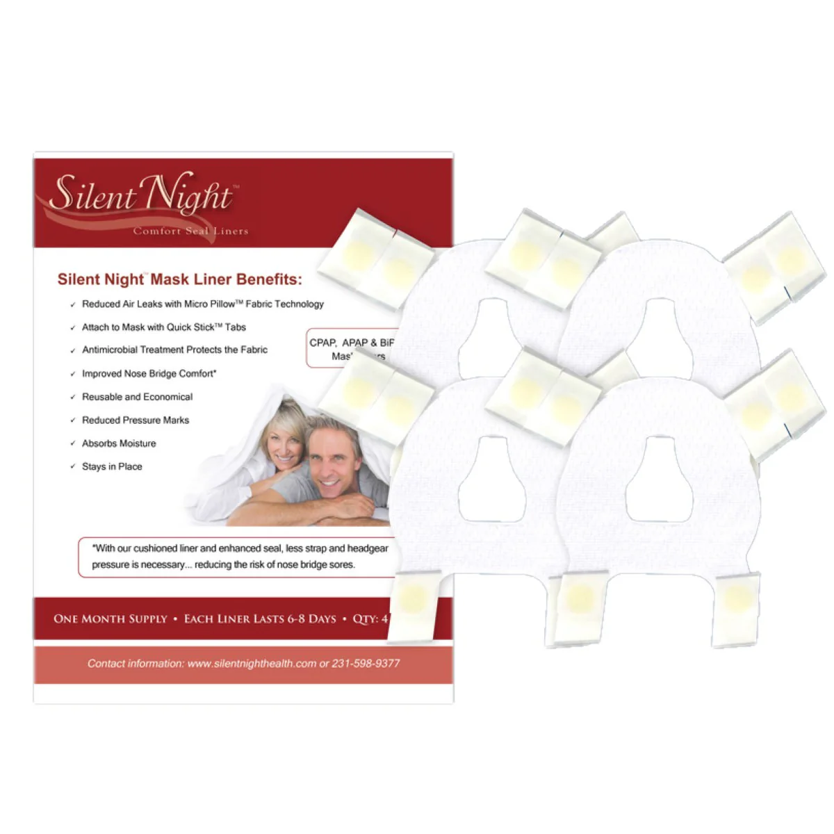 Comfort Liners for Nasal CPAP Masks