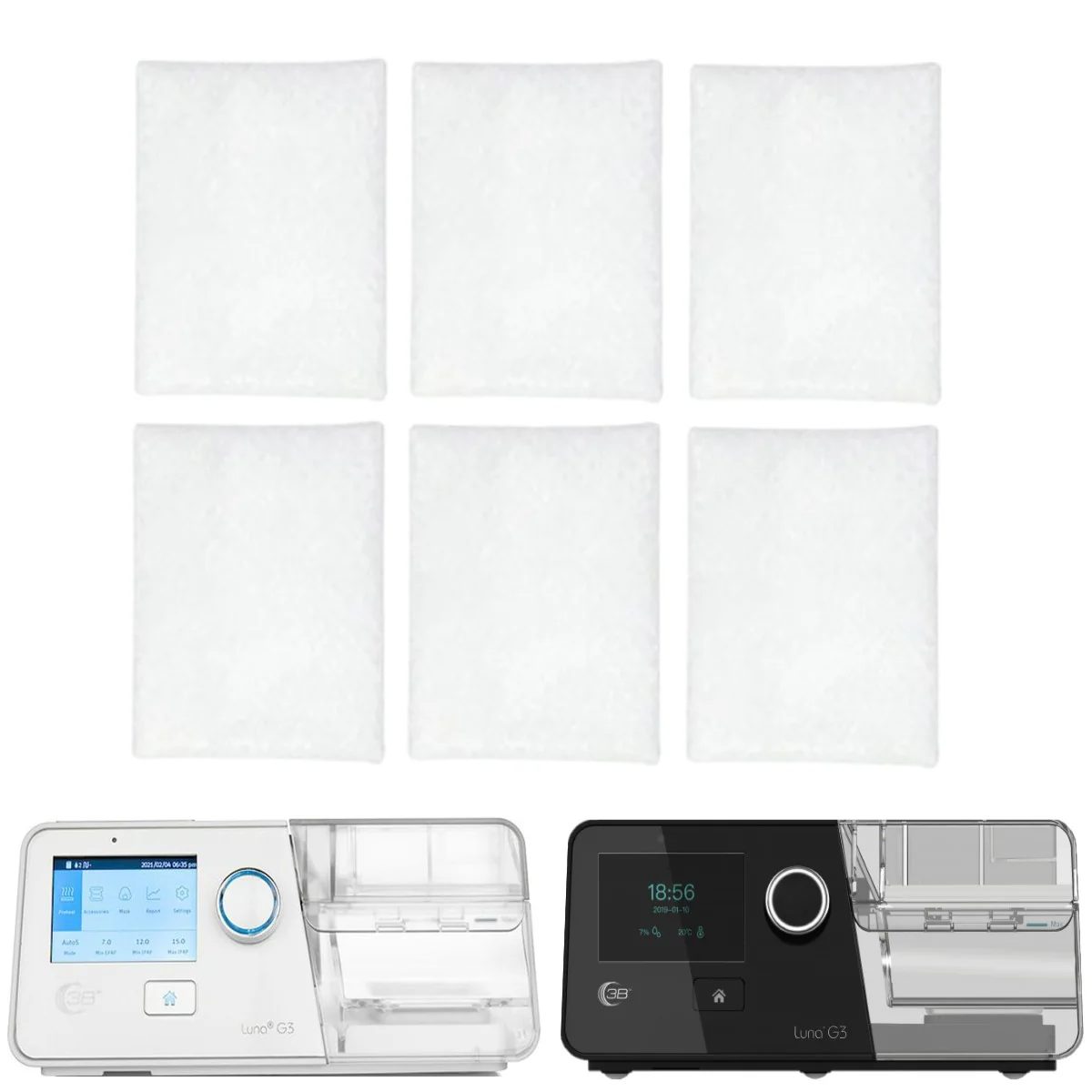 Luna G3 CPAP Filters 6 Pack Disposable OEM