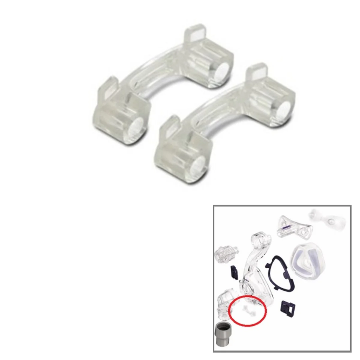 Mirage Series CPAP Mask Port Cap 2 Pack - Image 4