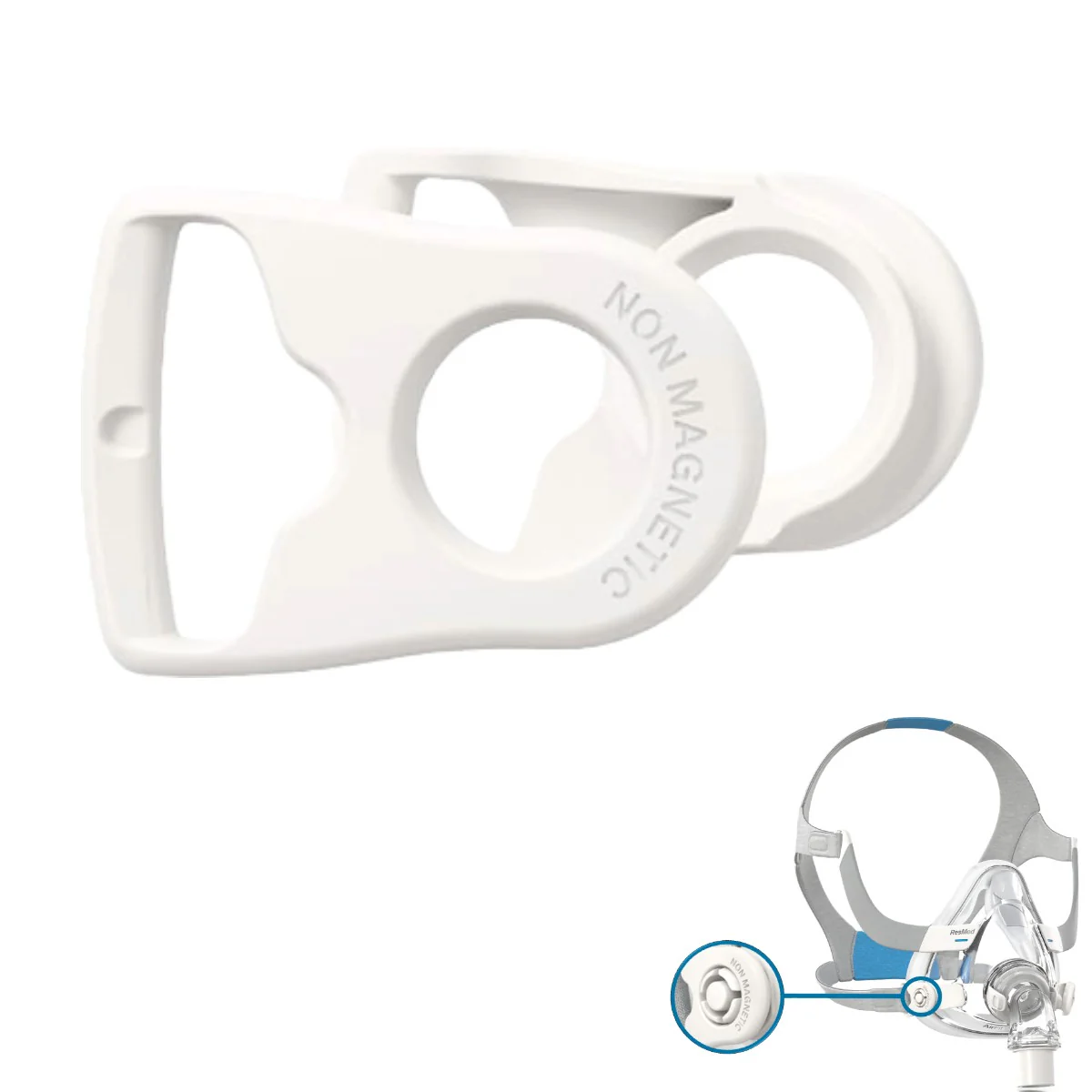 Non-Magnetic F20/F30i Mask Headgear Clips