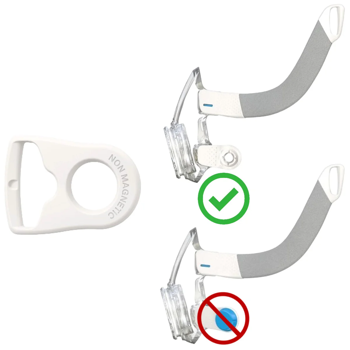 Non-Magnetic F20/F30i Mask Headgear Clips - Image 2