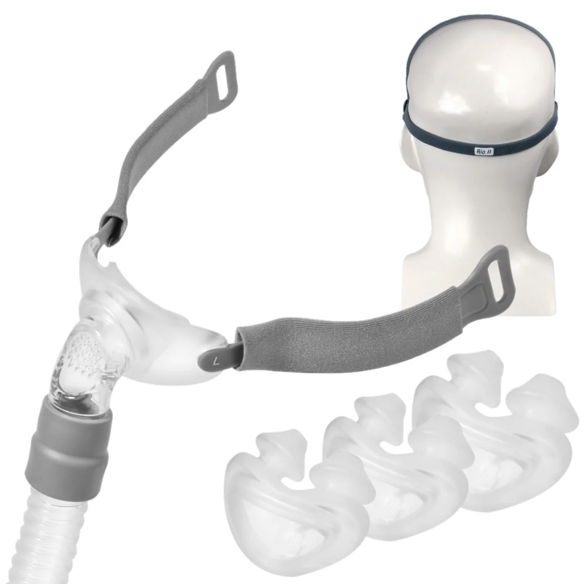Rio II Nasal Pillow CPAP Mask Fit Pack - Image 6