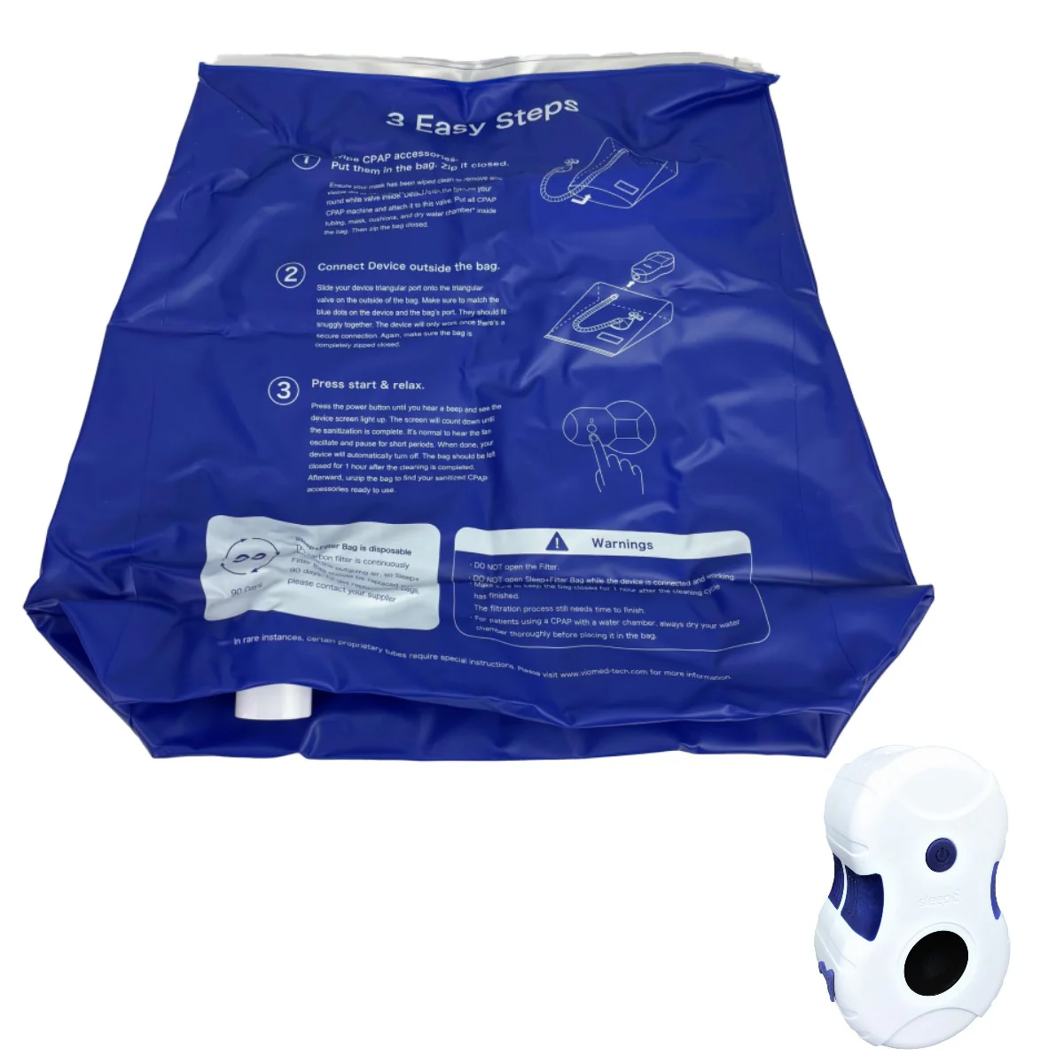 Sleep+ Sleep8 CPAP Sanitizer Bag - Image 3