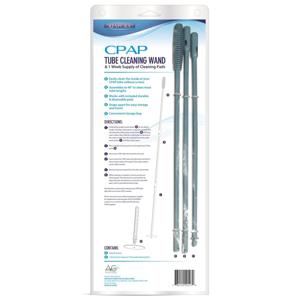 Cleaning Pads for CPAP Tube Wand - Image 3